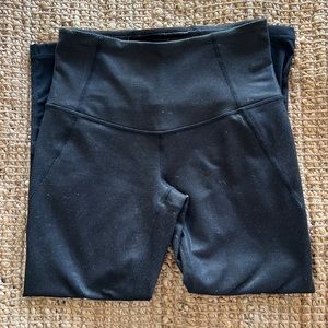 Zella Crop shine leggings XS